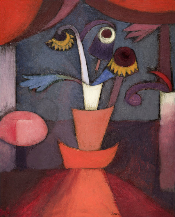 Popular Wall-Painting, Paul Klee - plakat 50x70 cm