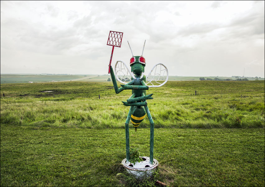 Porter Sculpture Park in South Dakota., Carol Highsmith - plakat 42x29,7 cm