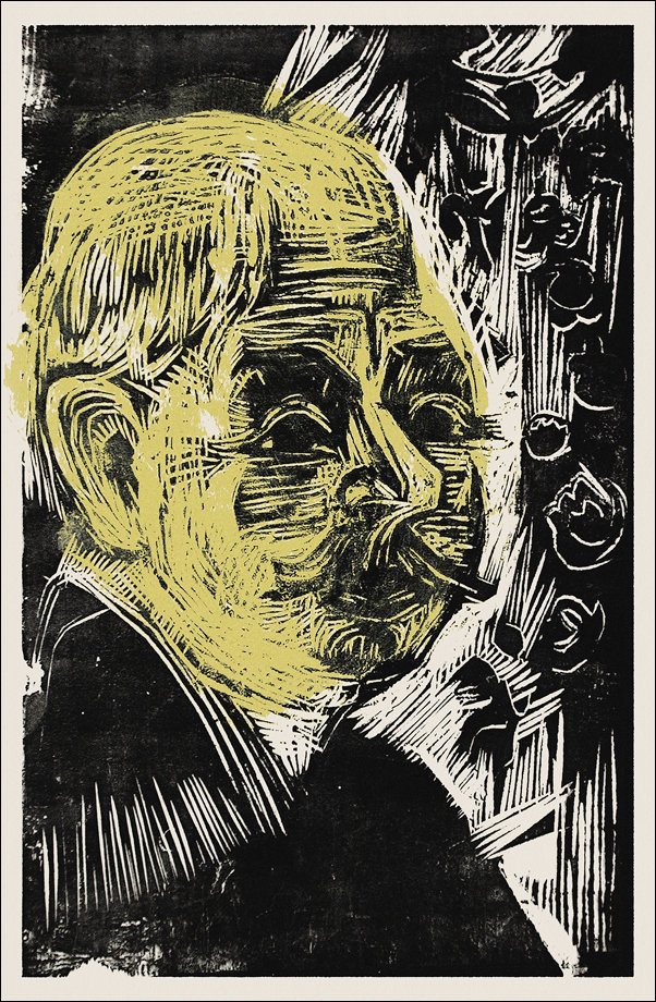 Portrait of Dr. Spengler, Ernst Ludwig Kirchner - plakat 70x100 cm