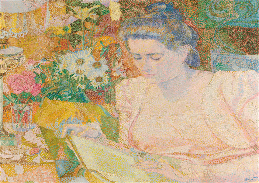 Portrait of Mrs Marie Jeannette de Lange, Jan Toorop - plakat 70x100 cm