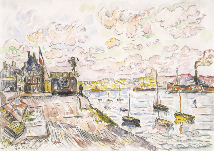Quilleboeuf, Paul Signac - plakat 70x50 cm