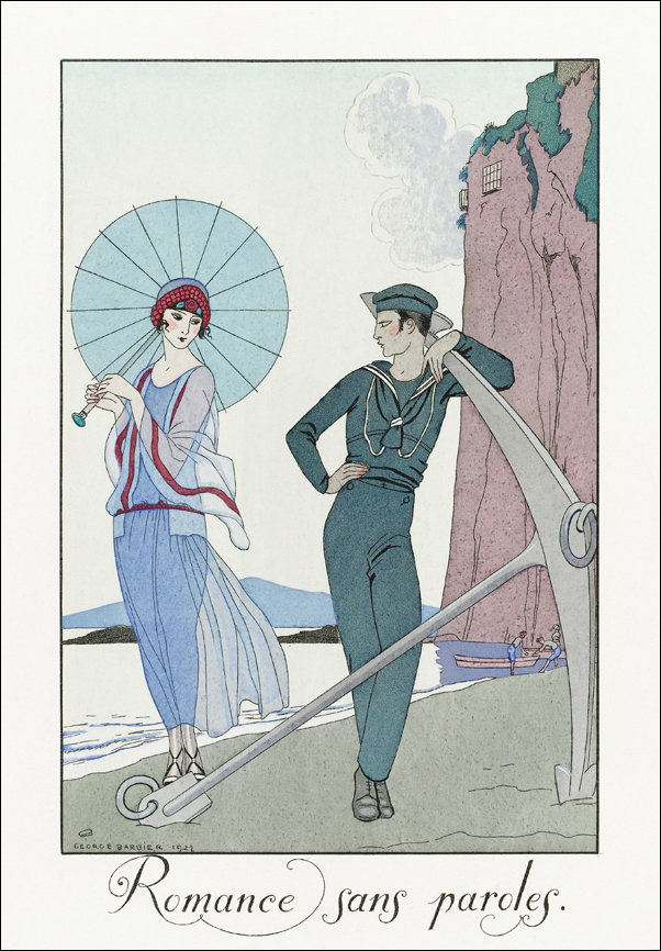 Romance sans paroles, George Barbier - plakat 21x29,7 cm