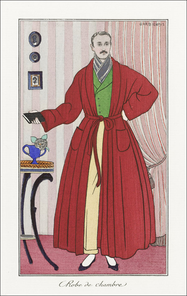 Rugby: Costume tailleur de Redfern from Gazette du Bon Ton No. 4 Pl. 39, George Barbier - plakat 40x50 cm