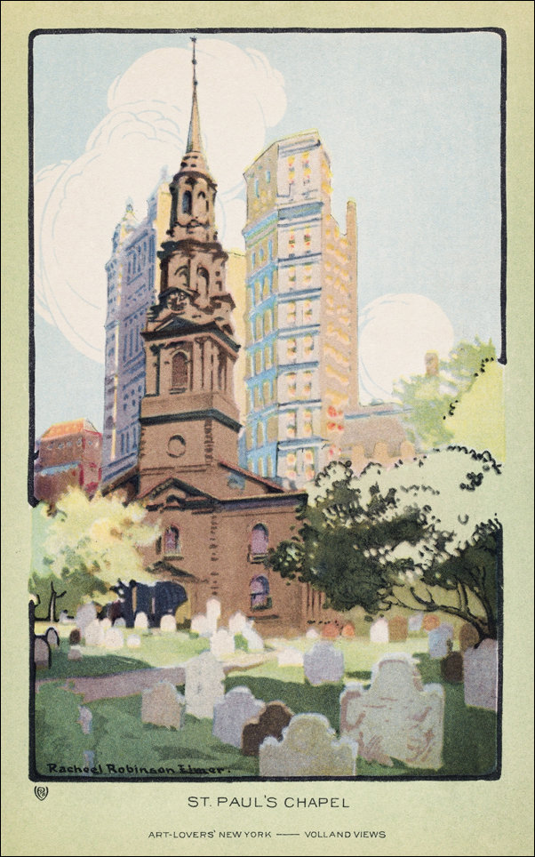 St. Paul’s Chapel, Rachael Robinson Elmer - plakat 70x100 cm