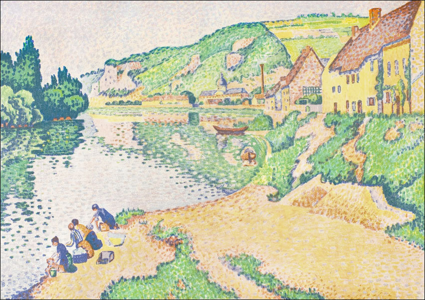 The Andelys, Paul Signac - plakat 50x40 cm