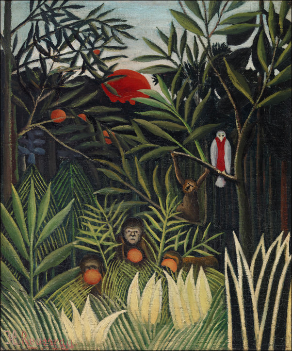 The Equatorial Jungle, Henri Rousseau - plakat 21x29,7 cm