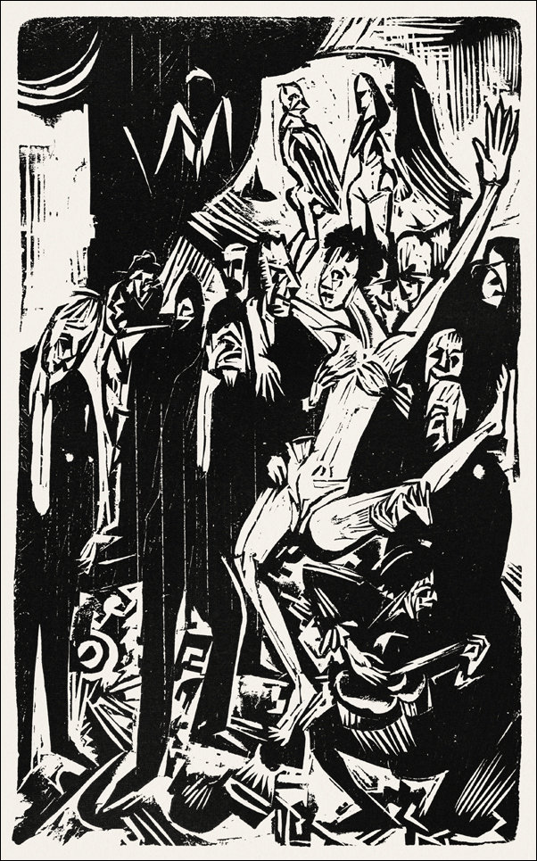 The graphic work, Ernst Ludwig Kirchner - plakat 61x91,5 cm