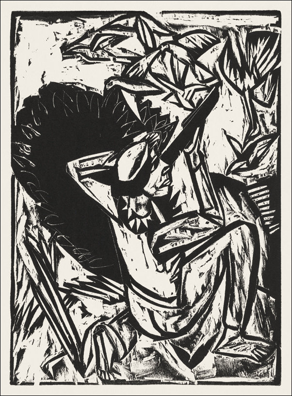 The Gull Hunter, Ernst Ludwig Kirchner - plakat 61x91,5 cm