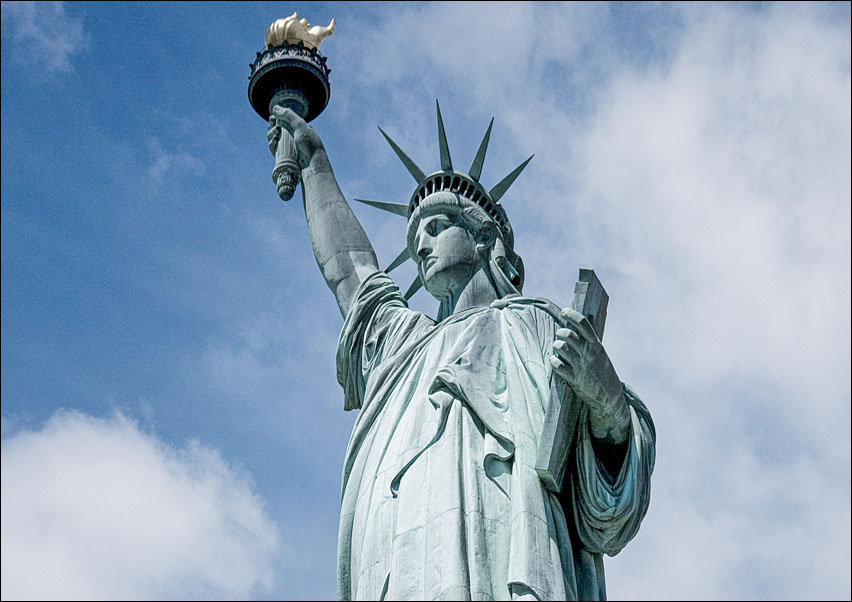 The Statue of Liberty in New York., Carol Highsmith - plakat 100x70 cm