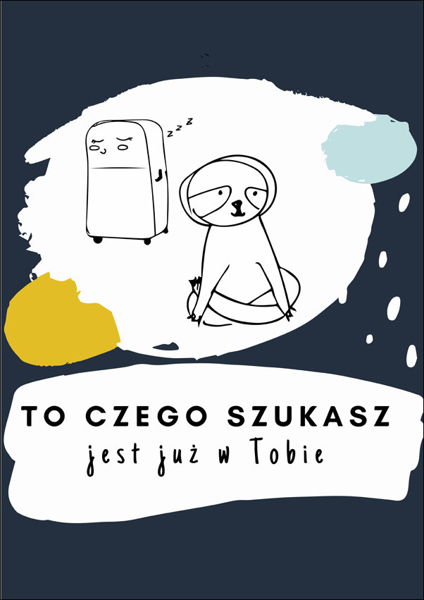 to czego szukasz - plakat 30x40 cm
