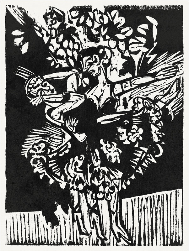 Two Dancing Girls, Ernst Ludwig Kirchner - plakat 59,4x84,1 cm