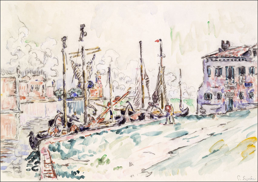 Venice, Paul Signac - plakat 100x70 cm