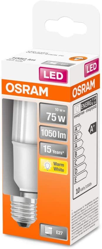 Żarówka LED E27 10 W = 75 W 1050 lm Ciepła biel Osram