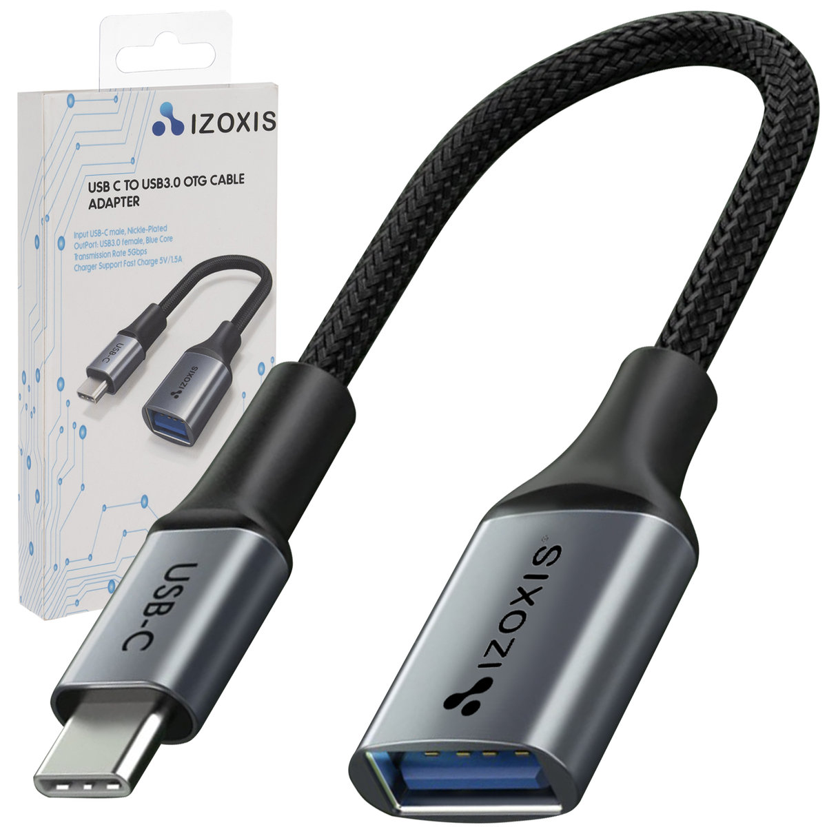 Adapter USB 3.0 USB Typ-C USB-C Przejściówka OTG IZOXIS