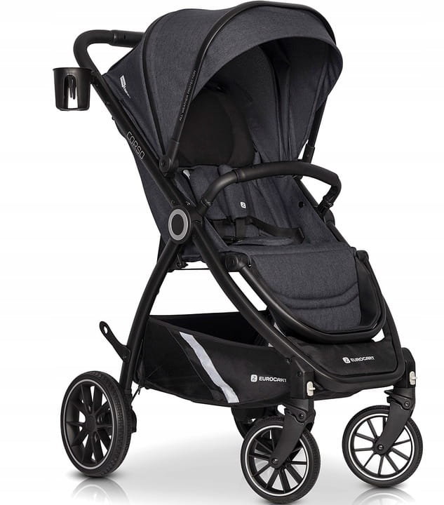 Euro-cart Wózek spacerowy CORSO Coal 3781