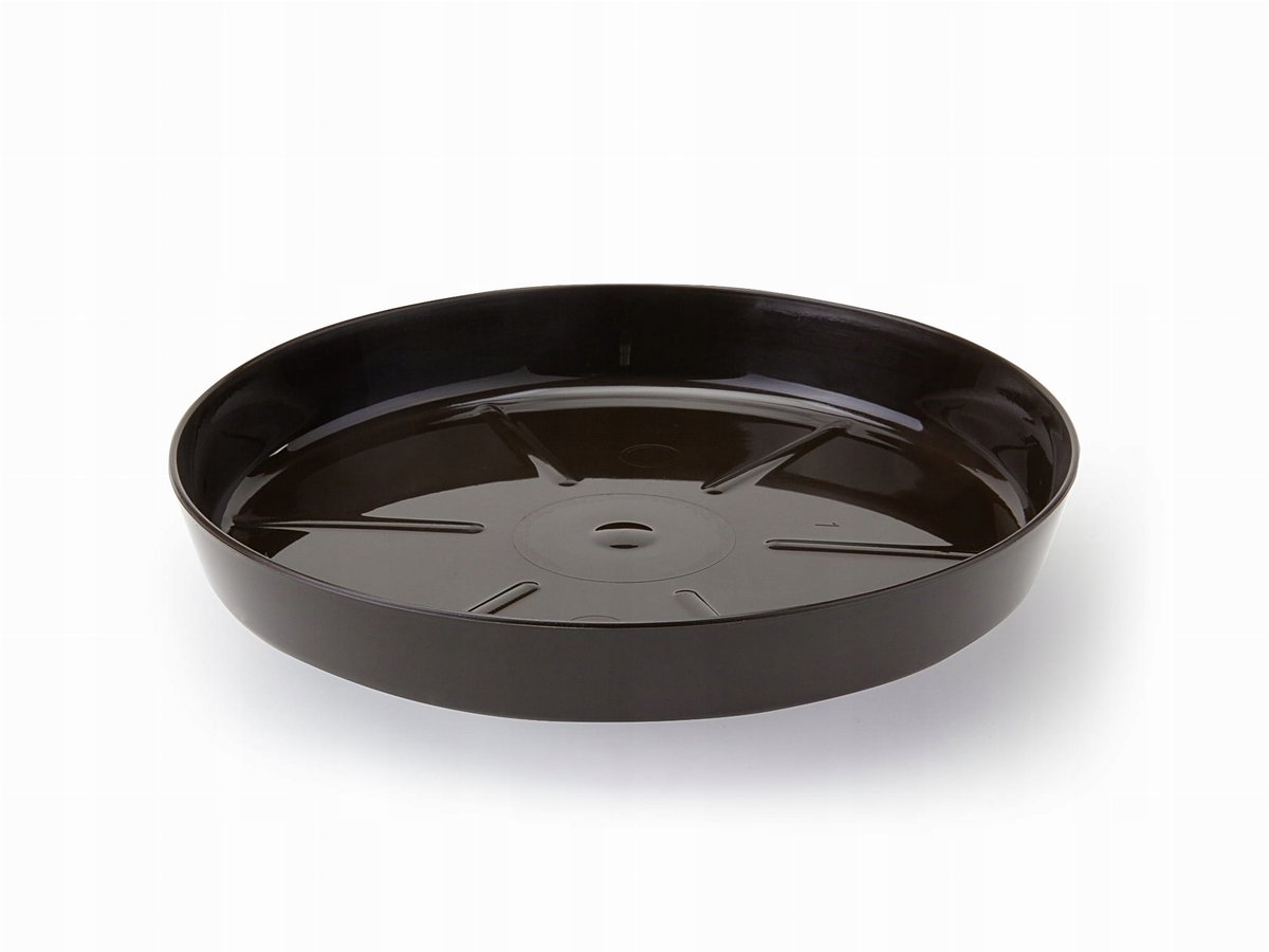 LAMELA Podstawka plastik czarna śr.16,9cm