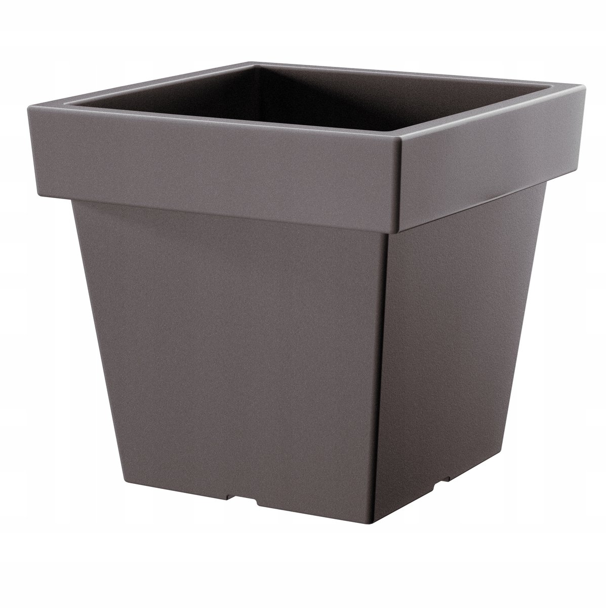 Prosperplast Donica LOFLY SQUARE LOW DLOFL300+podstawka szara