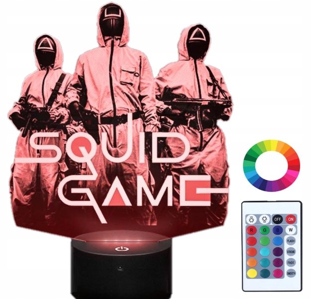 Lampka Nocna Z Imieniem Serial Squid Game Grawer