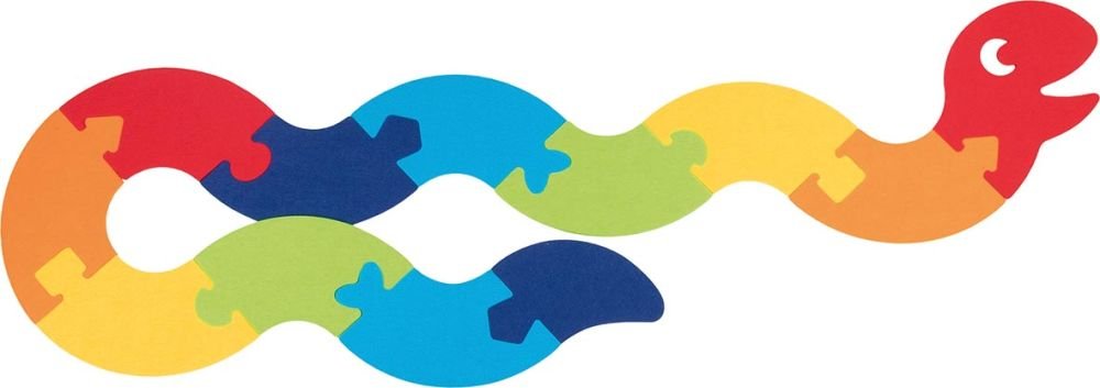 Puzzle Podłogowe Filcowe - Wąż