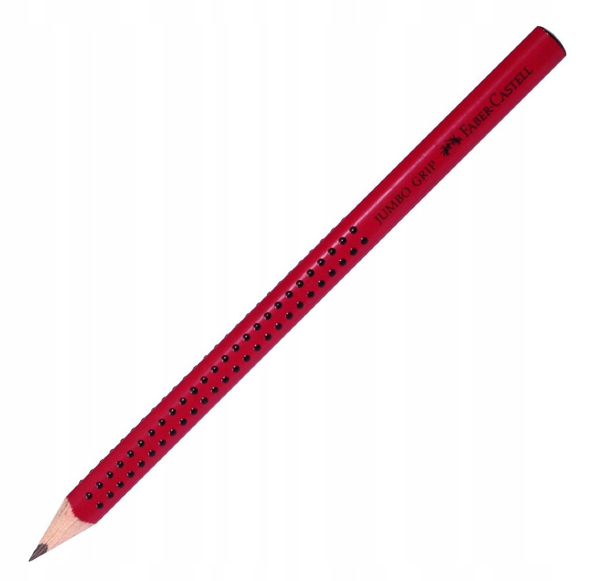 Faber-Castell Ołówek JUMBO GRIP - B - czerwony 111921