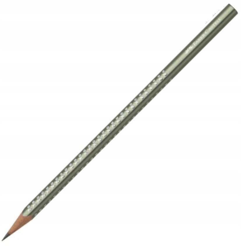 Faber Castell Ołówek Grip Sparkle metal zielony