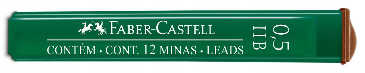 Faber-Castell Wkład grafitowy FABER-CASTELL 0,5mm HB AB624FBC