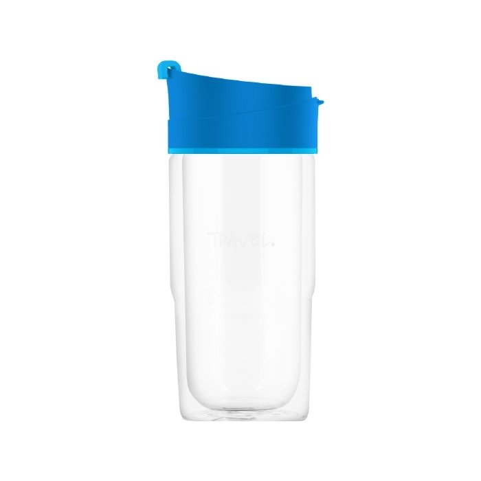 Sigg Kubek szklany na kawę i herbatę Nova Mug 0,37 l - blue 8834.20