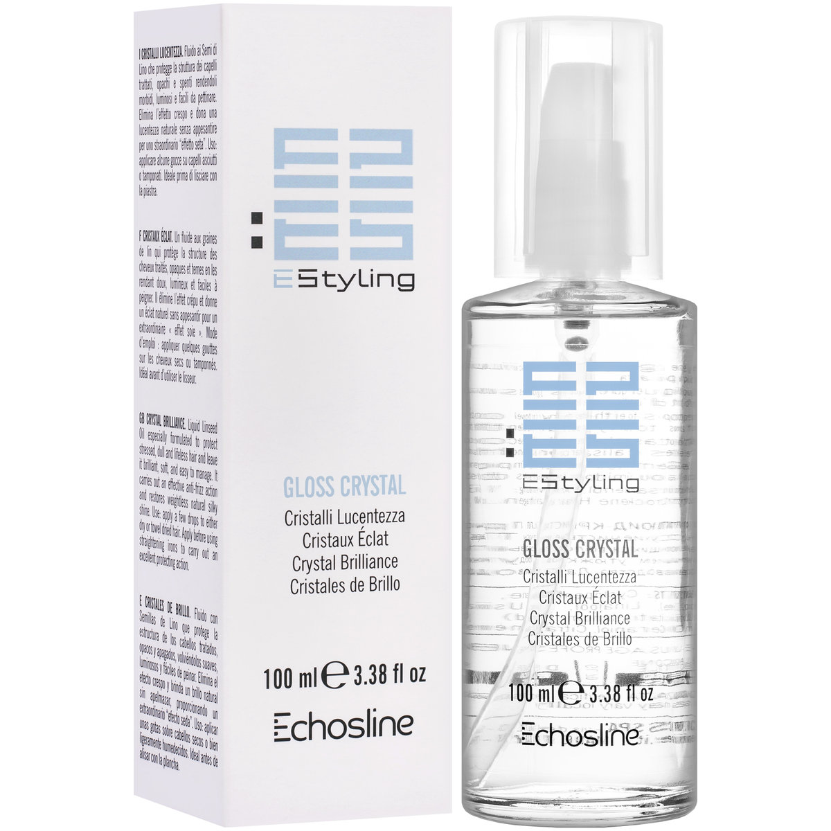 Echosline Estyling Gloss Crystal Kryształki 100ML