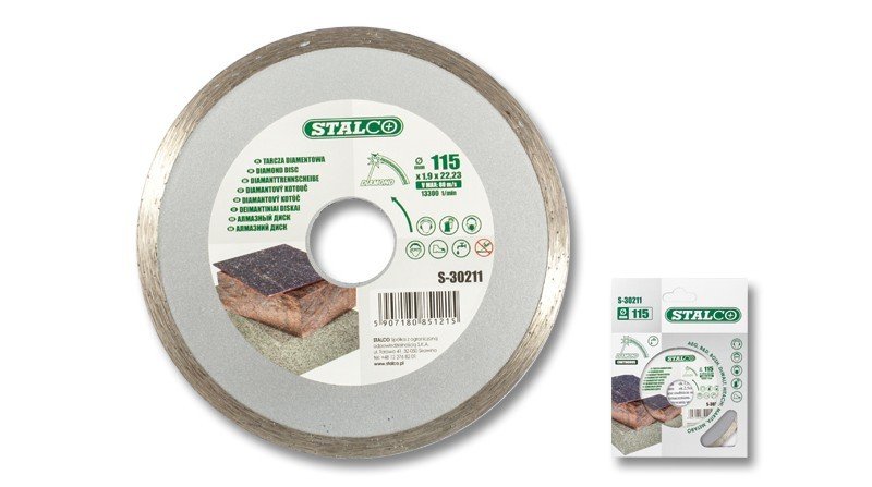 STALCO Tarcza diamentowa pełna 115mm