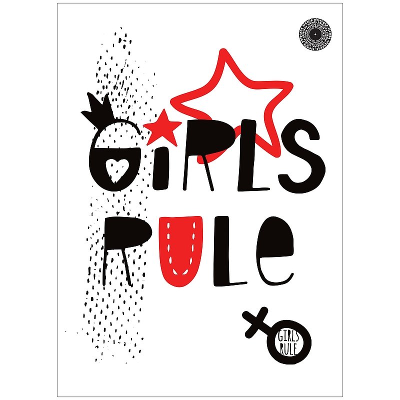 Girls Rule Zeszyt 80K A4 W Linie Folia Mat + Lakier