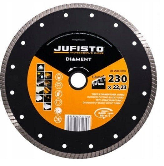JUFISTO Tarcza cienka Turbo 230 mm