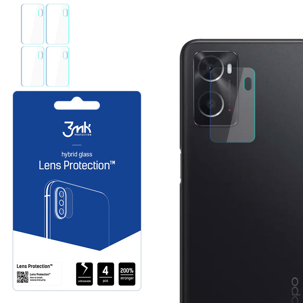 3MK Lens Protect Oppo A76 Ochrona na obiektyw aparatu 4szt 3M003418-0