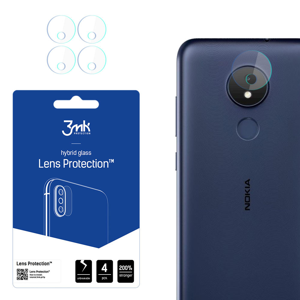 3MK Lens Protect Nokia C21 Ochrona na obiektyw aparatu 4szt 3M003410-0