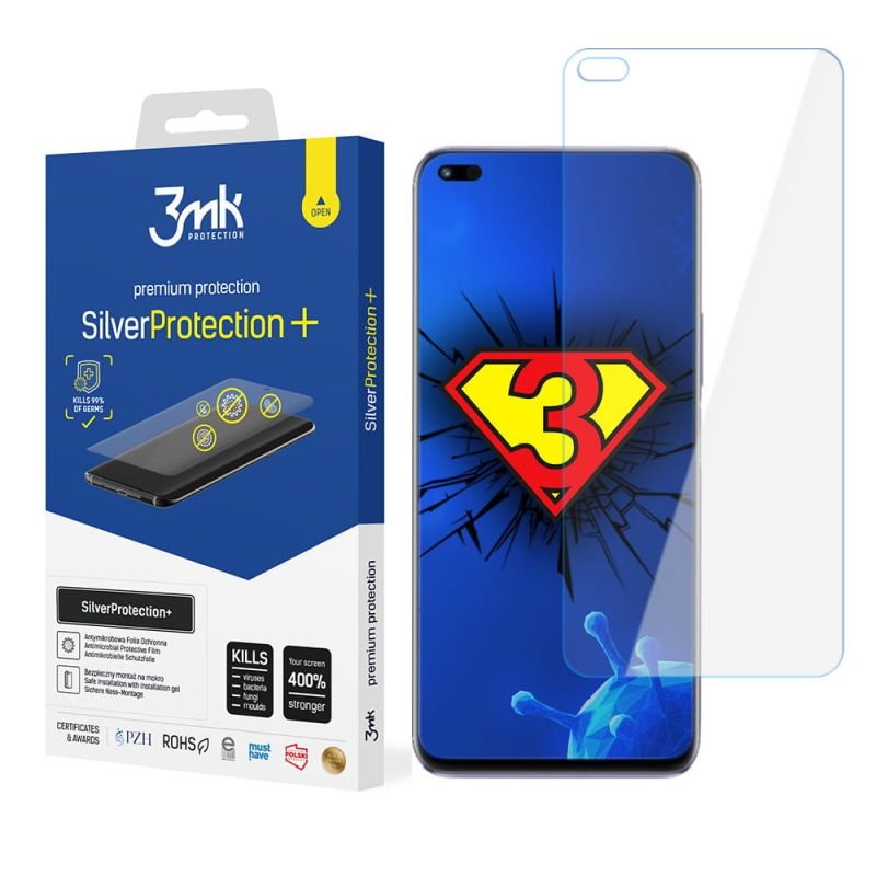 Antymikrobowa folia ochronna do Huawei Nova 8i - 3mk SilverProtection+