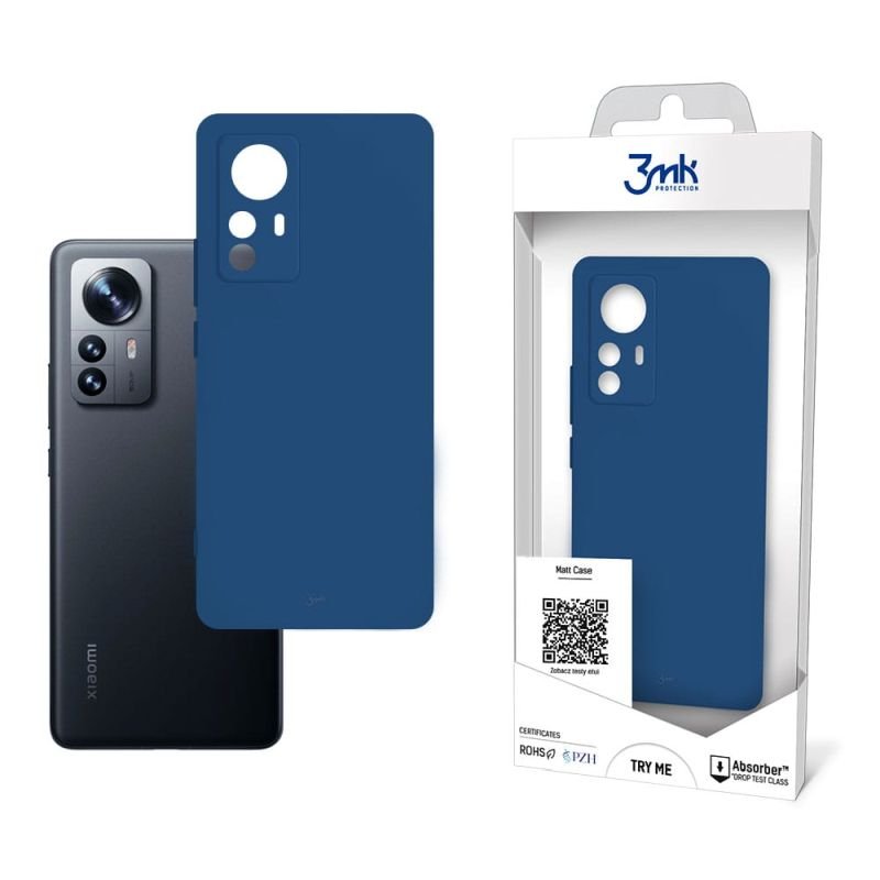 3MK, Etui na telefon, Xiaomi 12 Pro, Matt Case, blueberry