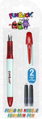 Titanum Pióro na naboje + 2 naboje niebieskie