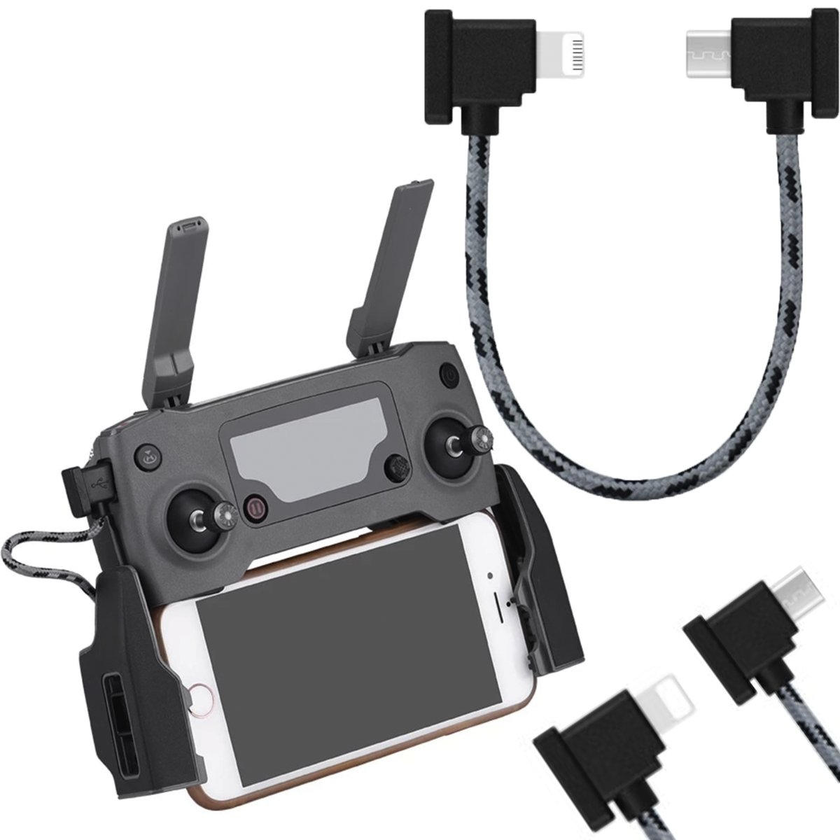 Kabel Nylonowy Dji Mavic Air / Mini / Se / Pro Iphone Ios 15 Cm