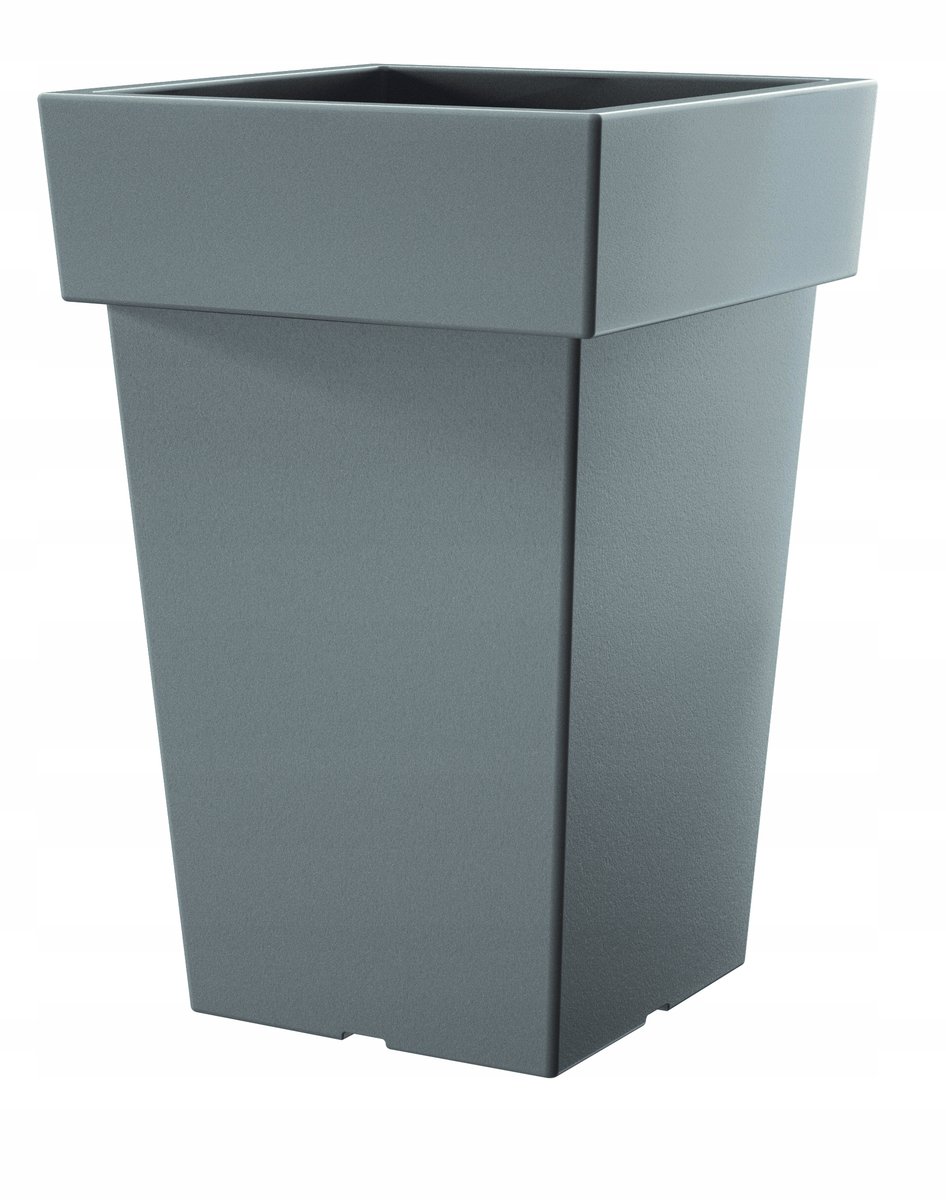 Prosperplast Donica LOFLY SQUARE DLOFQ240 szara+podstawek