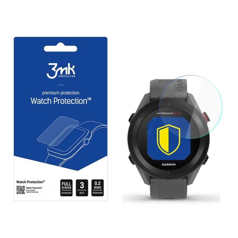 3MK, Garmin Approach S12 Watch Protection v., Szkło hybrydowe, FlexibleGlass Lite