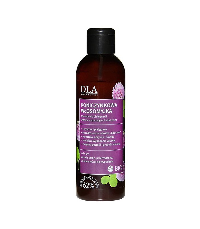 DLA KOSMETYKI Szampon do Włosów Wypadających, Koniczynkowa Włosomyjka, DLA Kosmetyki, 200g