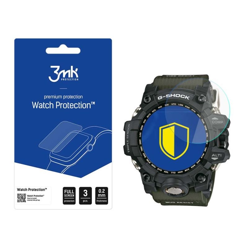 3MK, Casio G-SHOCK Mudmaster Watch Protection v., Szkło hybrydowe, FlexibleGlass Lite