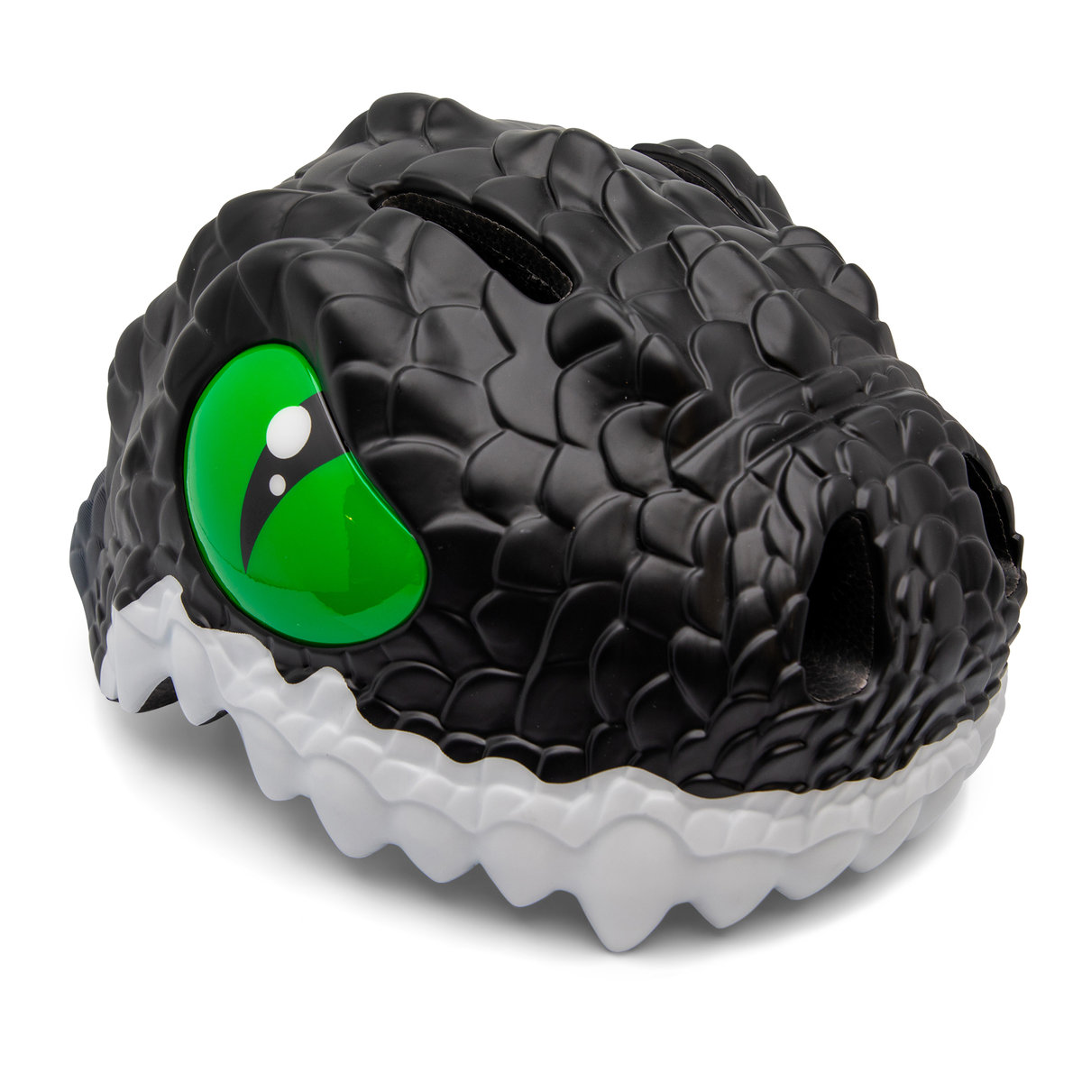 Kask Rowerowy Dla Dzieci | Czarny Smok | Crazy Safety | Certyfikowany