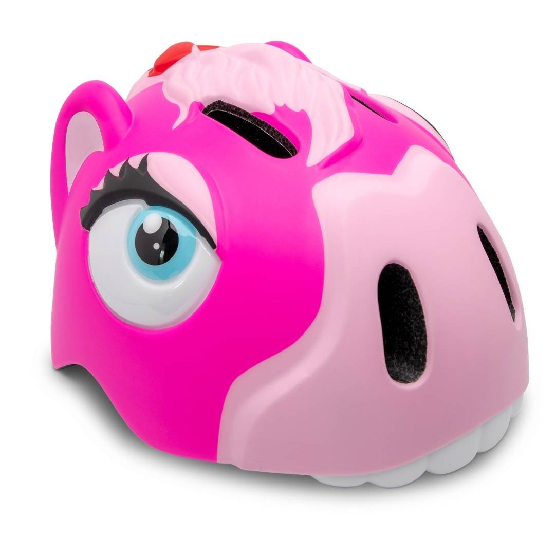Kask Rowerowy Dla Dzieci | Różowy Koń | Crazy Safety | Certyfikowany