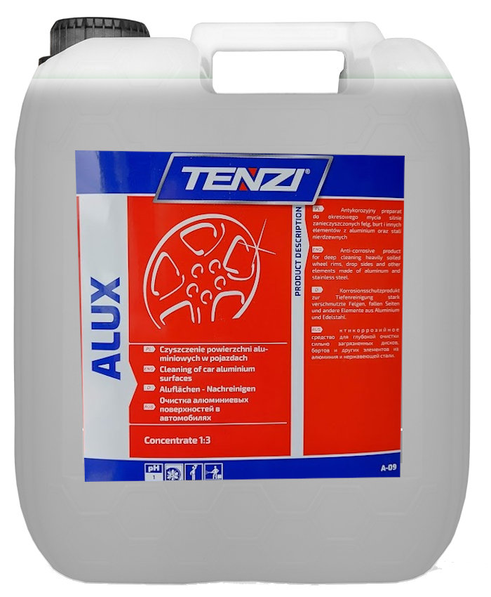 Tenzi Alux 10L - Koncentrat Kwasowy Do Czyszczenia Felg Aluminiowych