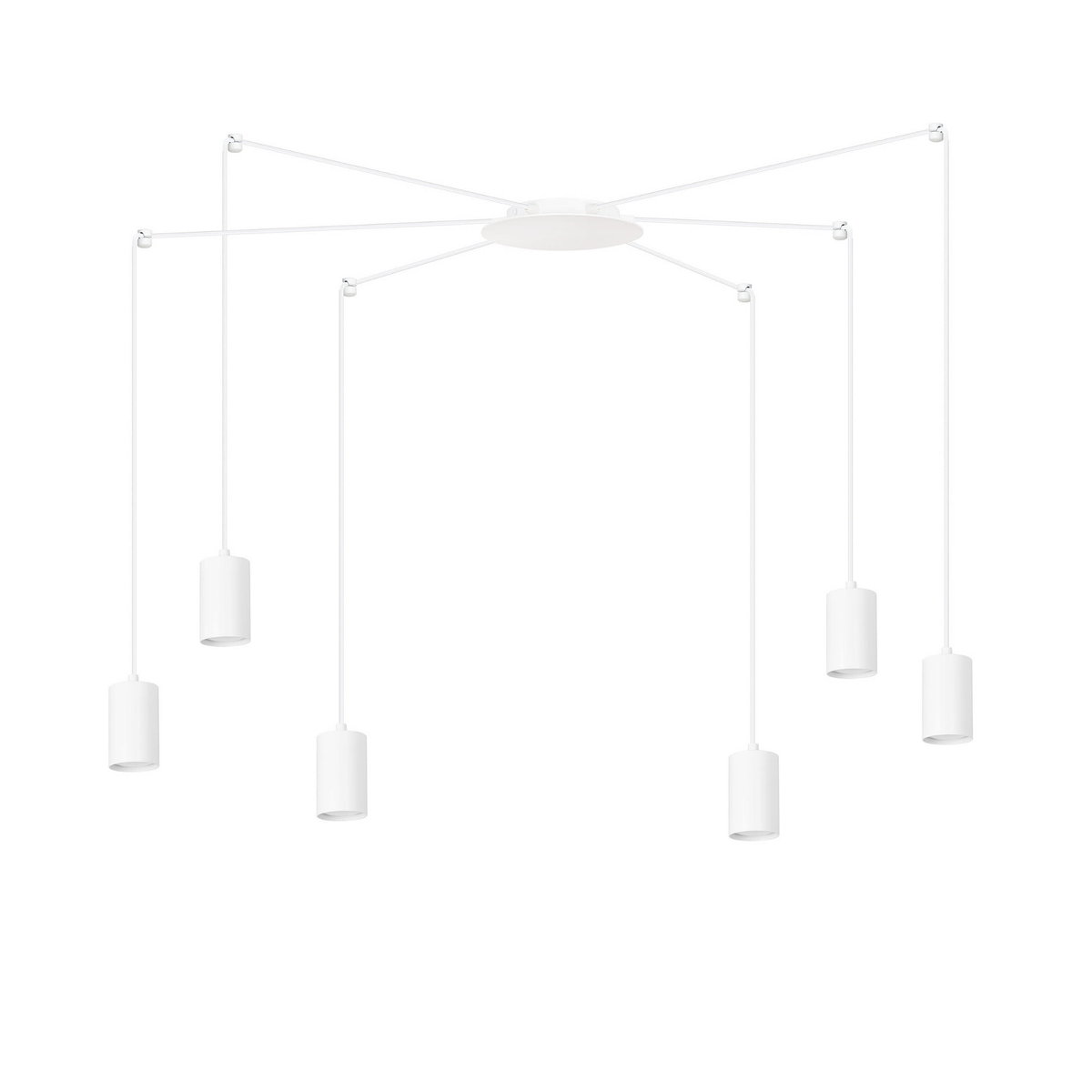 Emibig TRAKER 6 WH/WHITE 525/6 lampa wisząca 6x30W/GU10 IP20 525/6