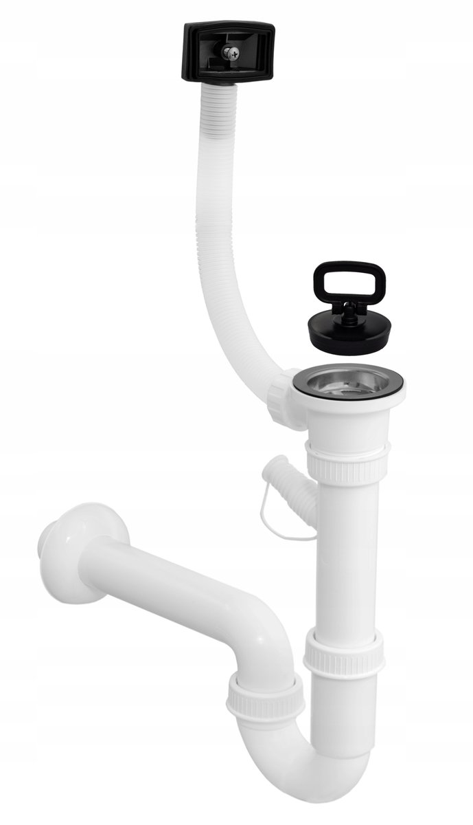Syfon Do Zlewu 1 Komorowego Stalowego 1M70-11CHzPp
