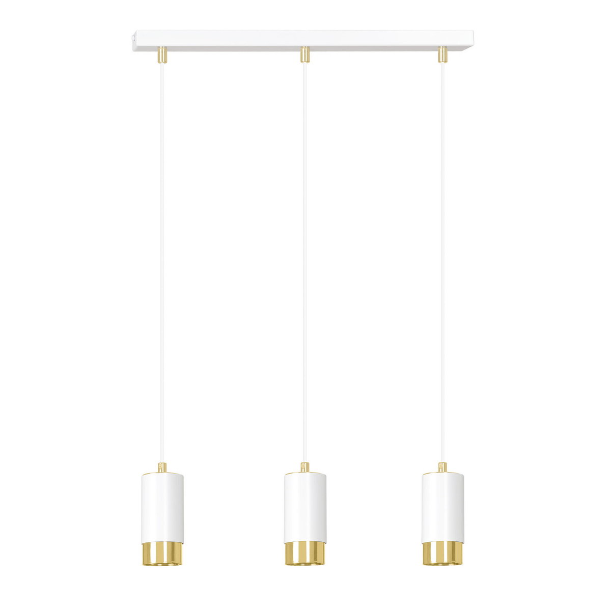 Emibig FUMIKO 3 WH/GOLD 815/3 lampa wisząca 3x30W/GU10 IP20 815/3
