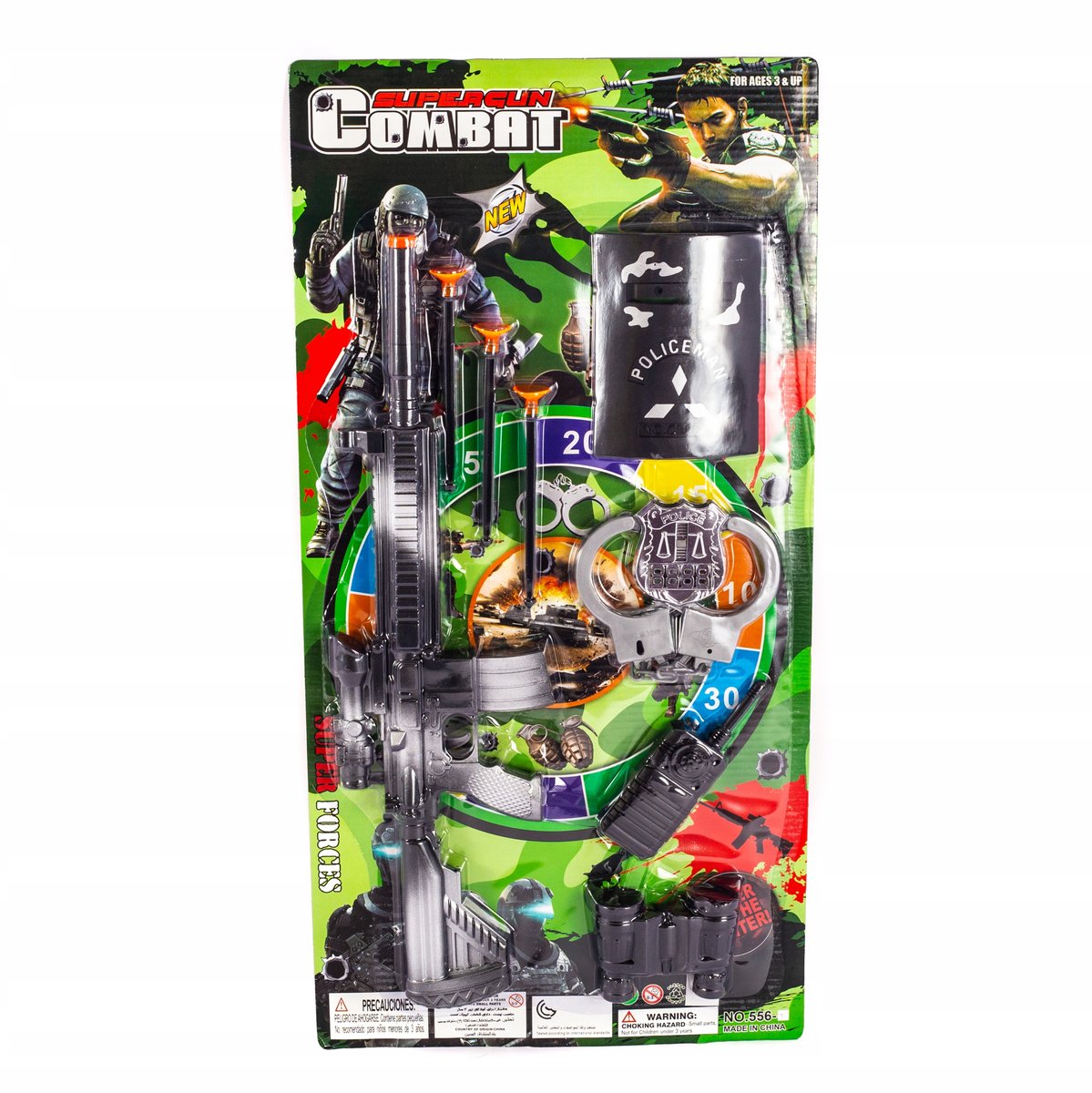 Zestaw Policjanta Pistolet Na Strzałki Kajdanki