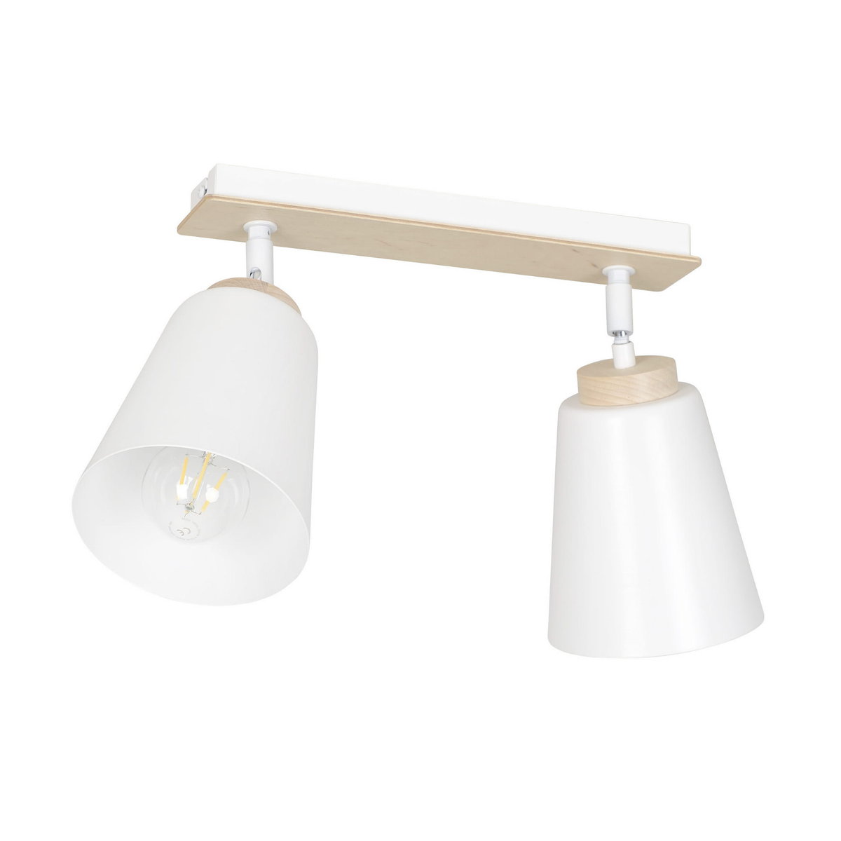 Emibig ATLAS 2 WHITE 724/2 lampa sufitowa 2x60W/E27 IP20 724/2