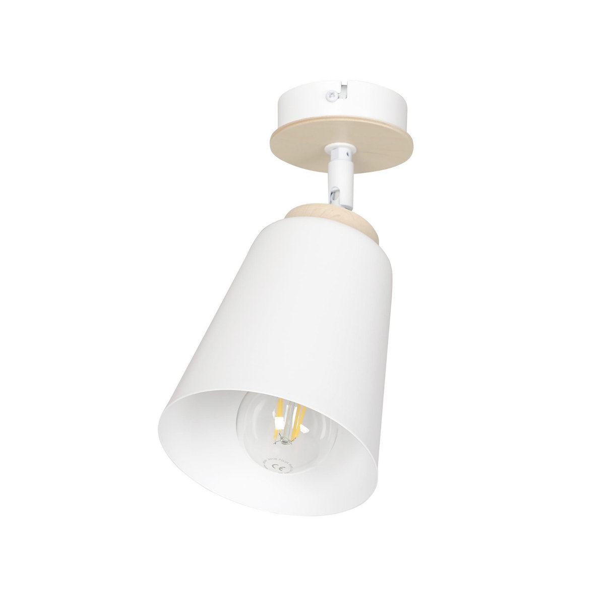 Emibig ATLAS 1 WHITE 724/1 lampa sufitowa 1x60W/E27 IP20 724/1